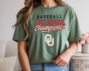 Oklahoma Baseball National Champions PNG, OR Sooners Sports Design, Vintage College Baseball Sublimation, Champion Fan Gift 2026