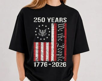250th Anniversary USA PNG, America 1776-2026 Patriotic Shirt Design, Vintage US Flag 4th of July Sublimation Digital Download