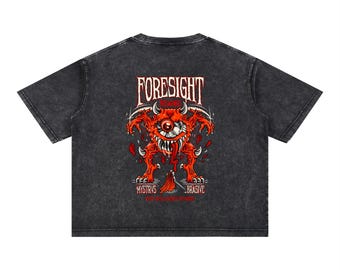 T-shirt Foresight con lavaggio minerale