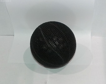 Mini balón de baloncesto sin aire impreso en 3D