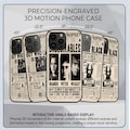 3D Wizard Lenticular Phone Case | Wanted Poster Magic Changing Image Cover product logo