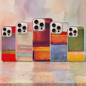 Mark Rothko Handyhülle, Abstrakte Color Block Cover, Moderne Malerei Design