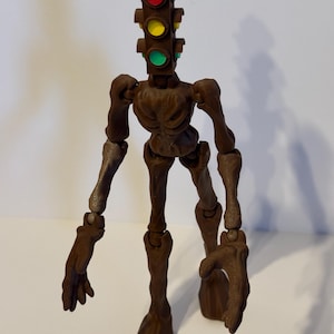 Ampelkopf-inspirierte Figur | Bewegliches, 3D-gedrucktes Horror-Spielzeug
