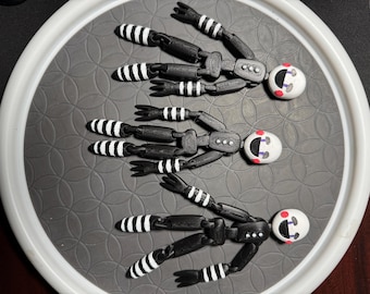 Marionetta FNAF ispirata al cartone animato flessibile-articolato-agitante-stampata in 3D