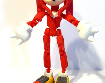 ダミー13をベースにしたソニックナックルズ | 関節可動式ナックルズにインスパイアされたフレキシブル