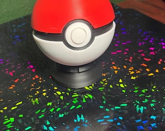 Monster Capture Ball ispirato ai Pokémon retrò – Contenitore espositivo con cerniera per giocatori e collezionisti