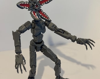Dummy 13 Upside Down Figure | Creepy Demogorgon inspired Style Collectible | Poseable 3D Printed figure