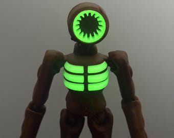 Figura di Doors ispirata a Roblox / Giocattolo di creatura horror articolata / Mostro da collezione stampato in 3D