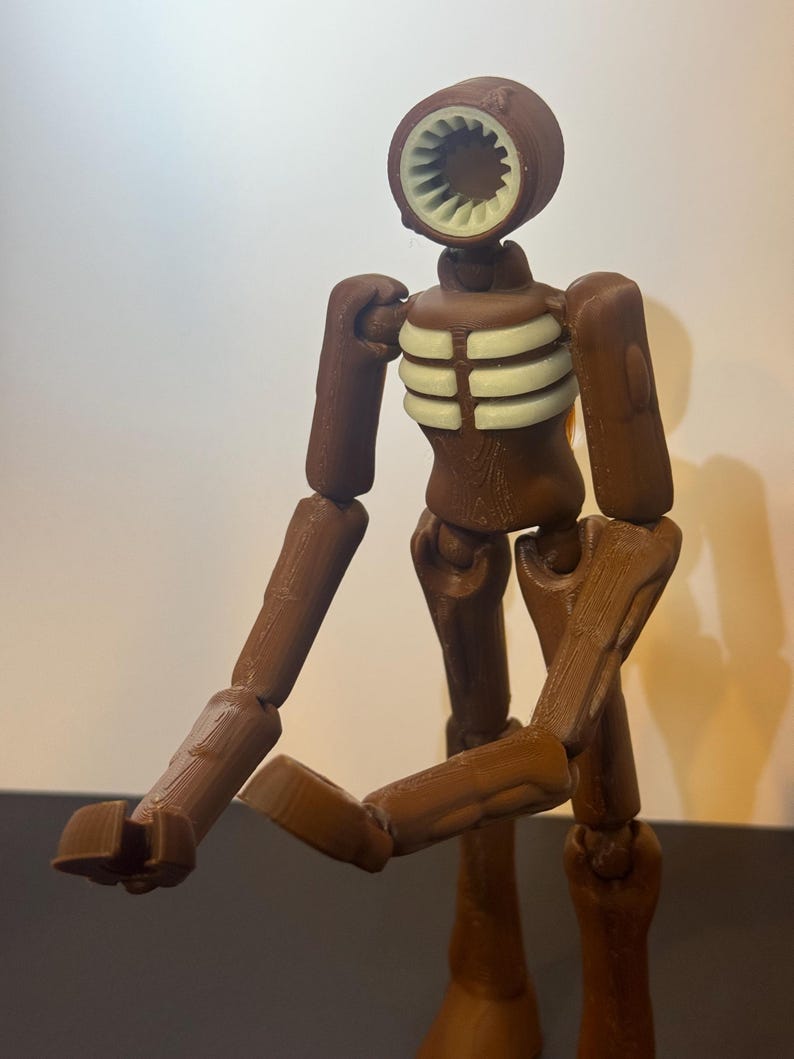 Doors figure Inspired Roblox Figure | Articulated Horror Creature Toy | 3D Printed Monster Collectible image 7