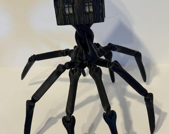 ハウスヘッドをモチーフにしたRobloxフィギュア｜可動式ホラークリーチャー玩具｜3Dプリントモンスターコレクターズアイテム
