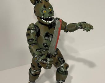 ウィザードホラーバニー – 10インチ可動式フレキシブルアニマトロニクスフィギュア、手塗り