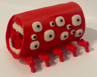 Figura de Roblox inspirada en Train Eater / Juguete articulado de criatura de terror / Monstruo coleccionable impreso en 3D