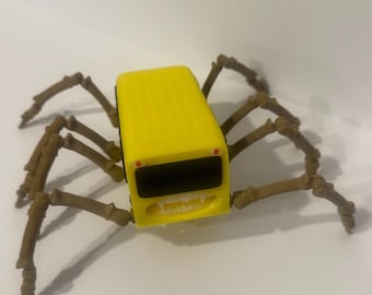 Spider Bus Horror Monster Figure | Glow in the Dark | Inspired by Infected Bus