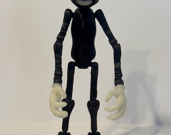 Trevor Henderson Cartoon Katze inspirierte Sammlerfigur | Leuchtet im Dunkeln