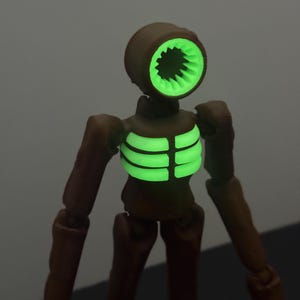 Doors figure Inspired Roblox Figure | Articulated Horror Creature Toy | 3D Printed Monster Collectible image 3