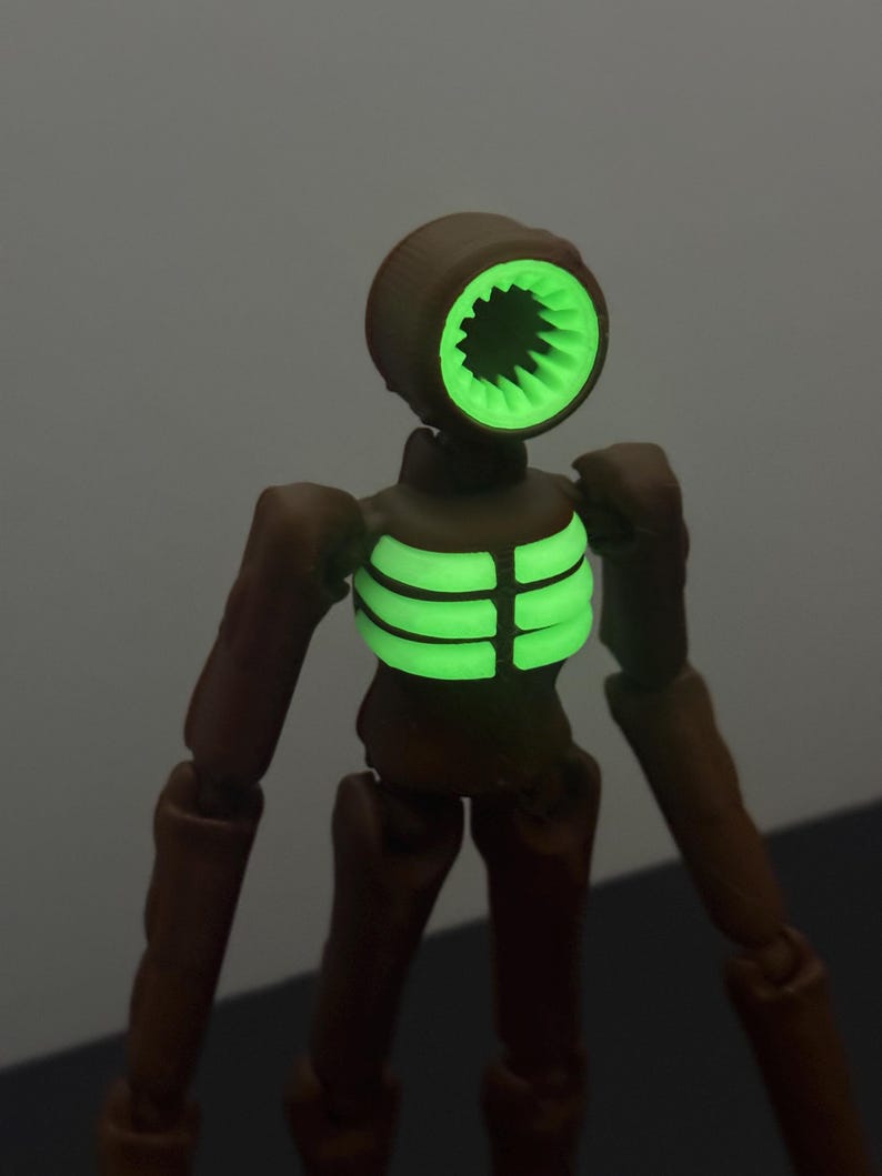 Doors figure Inspired Roblox Figure | Articulated Horror Creature Toy | 3D Printed Monster Collectible image 3
