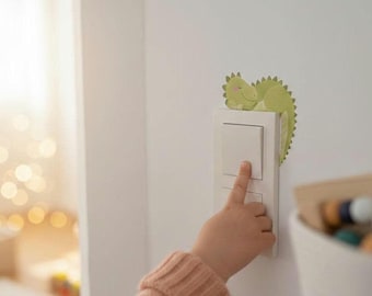 Lichtschalter Sticker für Kinderzimmer | Wandtattoo für Schlaffzimmer | Scandi Deko Babyzimmer | Aufkleber für Steckdose