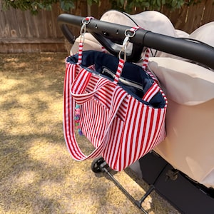 The Ellen Stroller Tote Caddy PDF Sewing Pattern | Diaper Bag Organizer | Video Tutorial | A4, US Letter & A0 Files DIGITAL Download