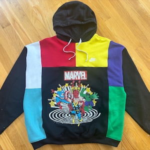NIKE MARVEL geüpcycled streetwear-hoodie