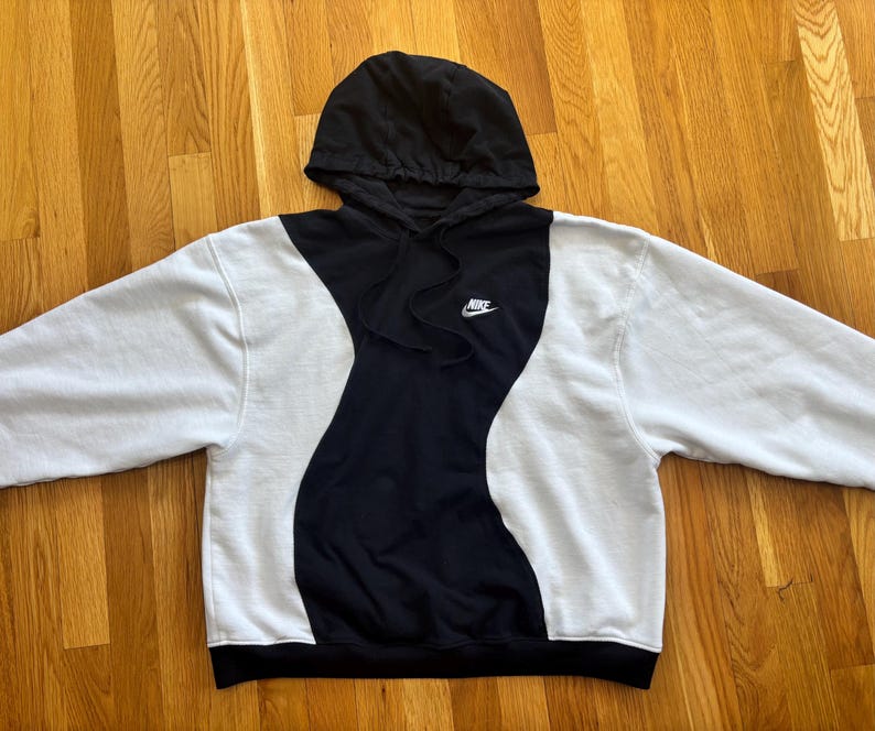 Upcycled Nike vibe hoodie image 1
