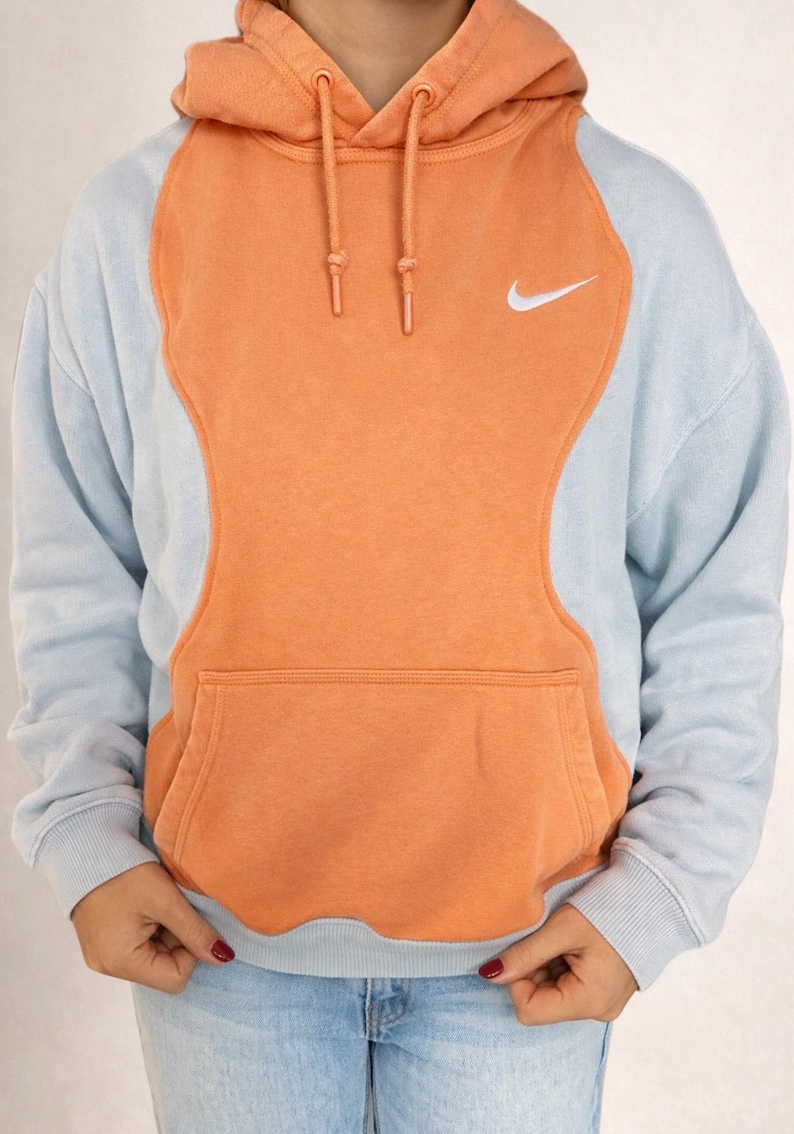 Upcycled Nike vibe hoodie image 1