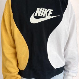 Geüpcycled Nike-sweater met ronde hals