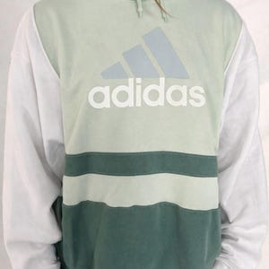 Geüpcycled groene Adidas-fanhoodie
