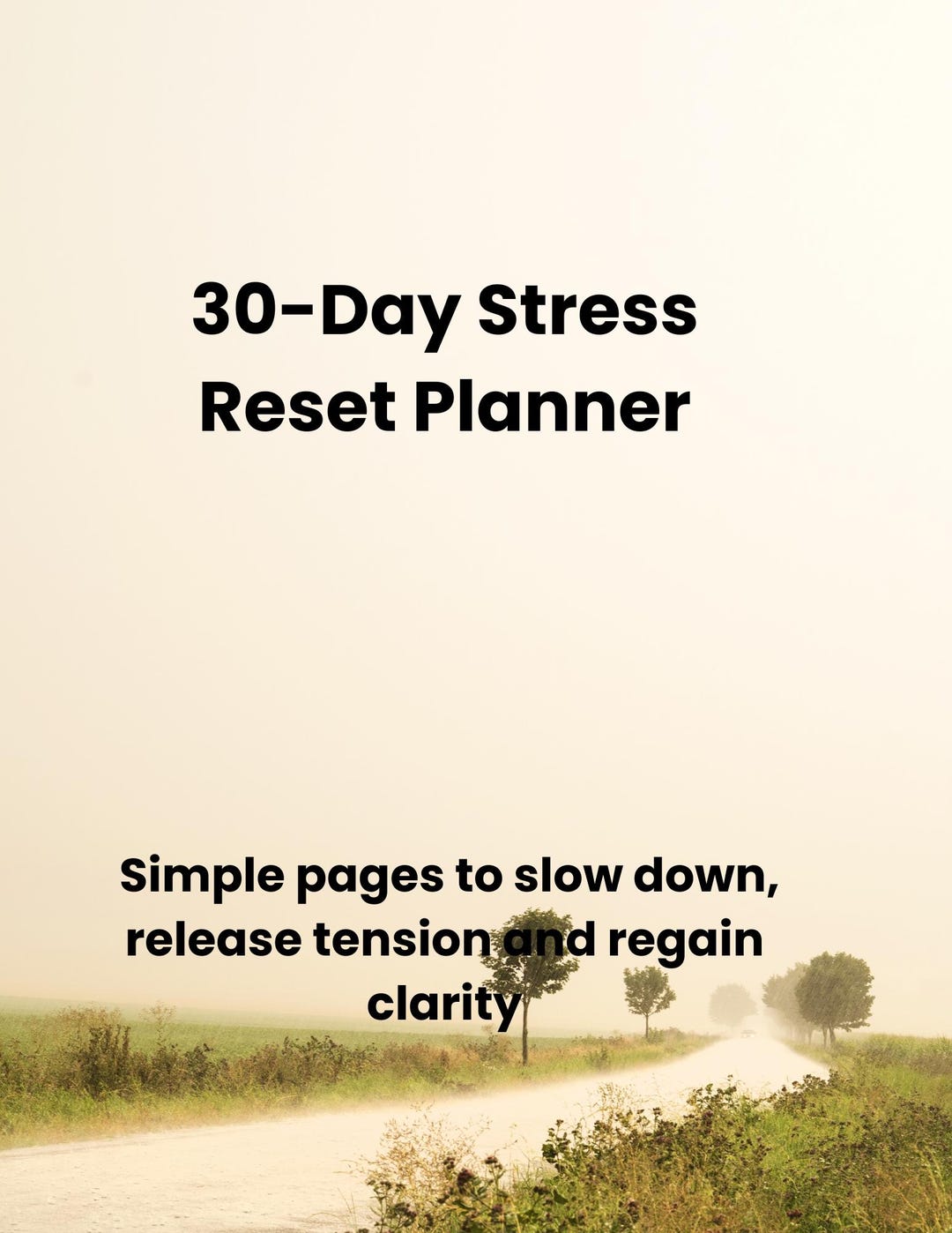 Stress Reset Routine 30 Day Stress Reset Planner | Printable Mental Health Journal - Etsy ...