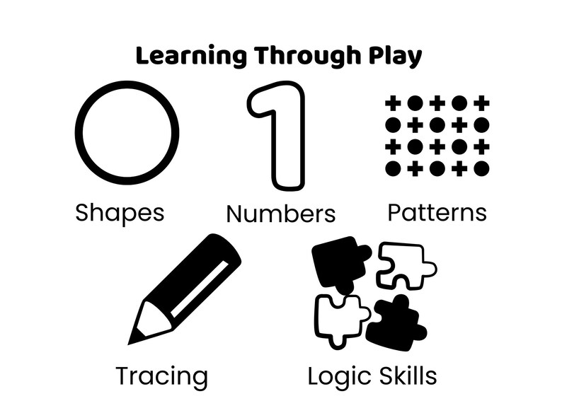 Preschool Busy Book Printable for Ages3-5 I Learning Activitiespdf ...