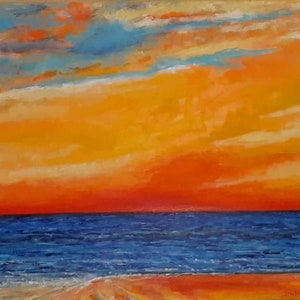 Sunset Shores 16x20 Acrylic Canvas image 4