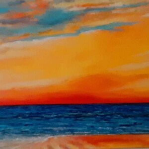 Sunset Shores 16x20 Acrylic Canvas image 2