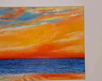 Sunset Shores 16x20 Acrylic Canvas