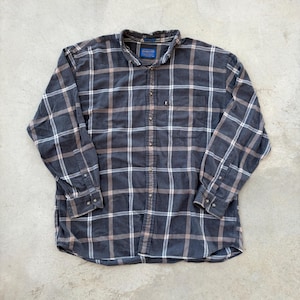 Grey Pendleton Plaid Flannel