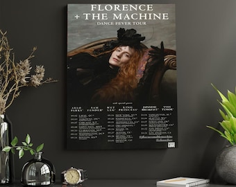 Florence and The Machine Poster, Everybody Scream Tour Print, Indie Rock Wall Art, Florence Welch Poster, Music Concert Poster Gift