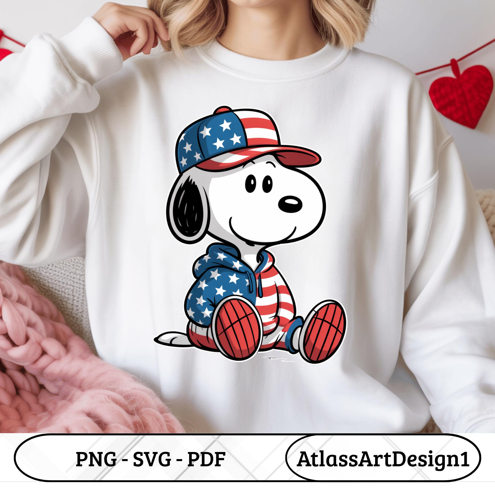 Patriotic Snoopy - Etsy