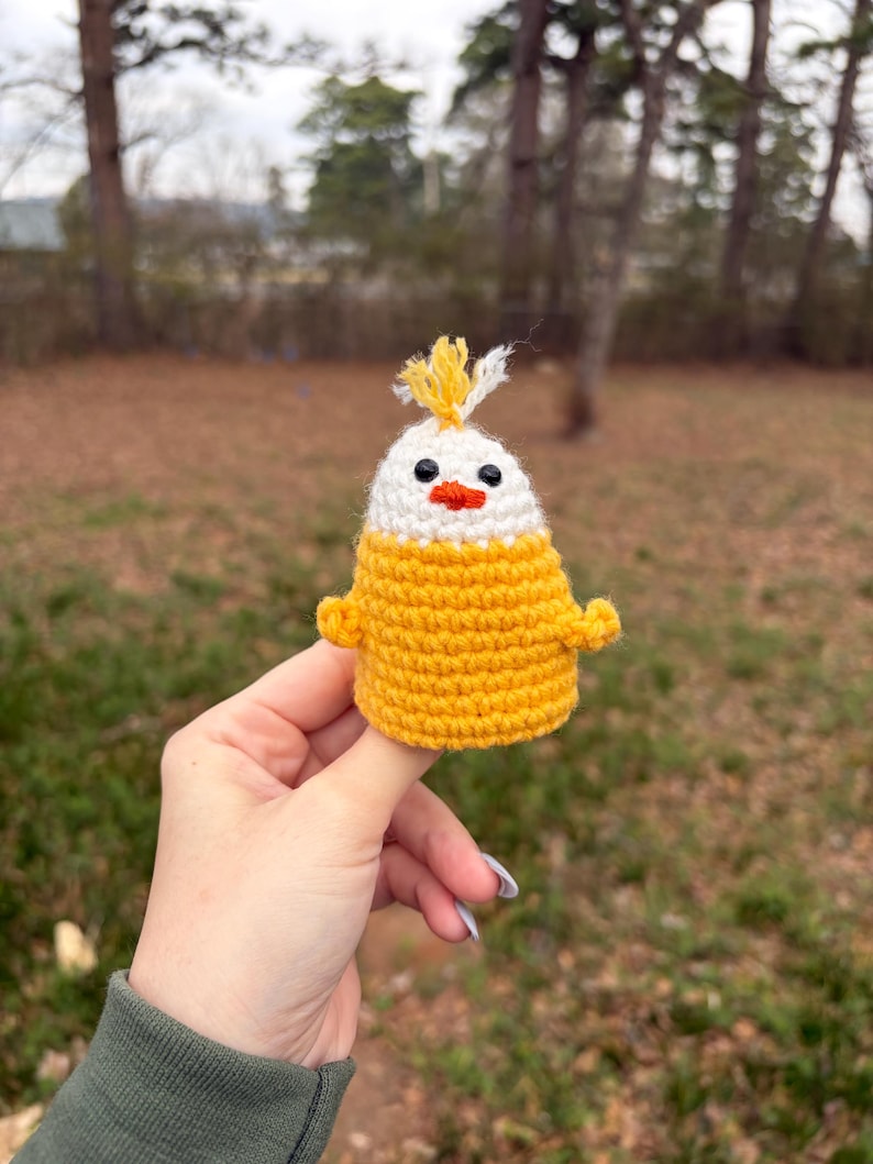 Crochet Flip Bird Plush | Middle Finger Gag Gift, Desk Toy, Adult Humor image 15