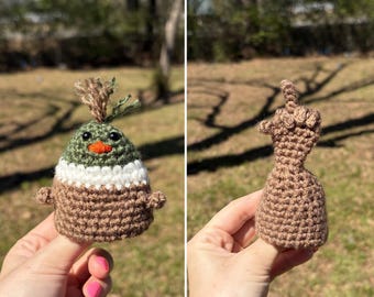 Reversible Crochet Duck Plush | Sassy Amigurumi Toy
