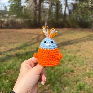 Crochet Flip Bird Plush | Middle Finger Gag Gift, Desk Toy, Adult Humor image 12