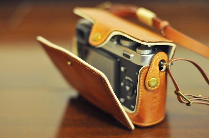Fujifilm X100 MOUDOAUER Kameratasche Aus Weichem Leder Schultergurt Für Fujifilm X100V X100F X100T X100S X100 Kamera-Zubehörteil Camera Tas