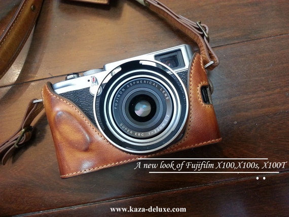 Cow leather case for Fujifilm X100T X100S / Fujifilm X100 - Etsy 日本