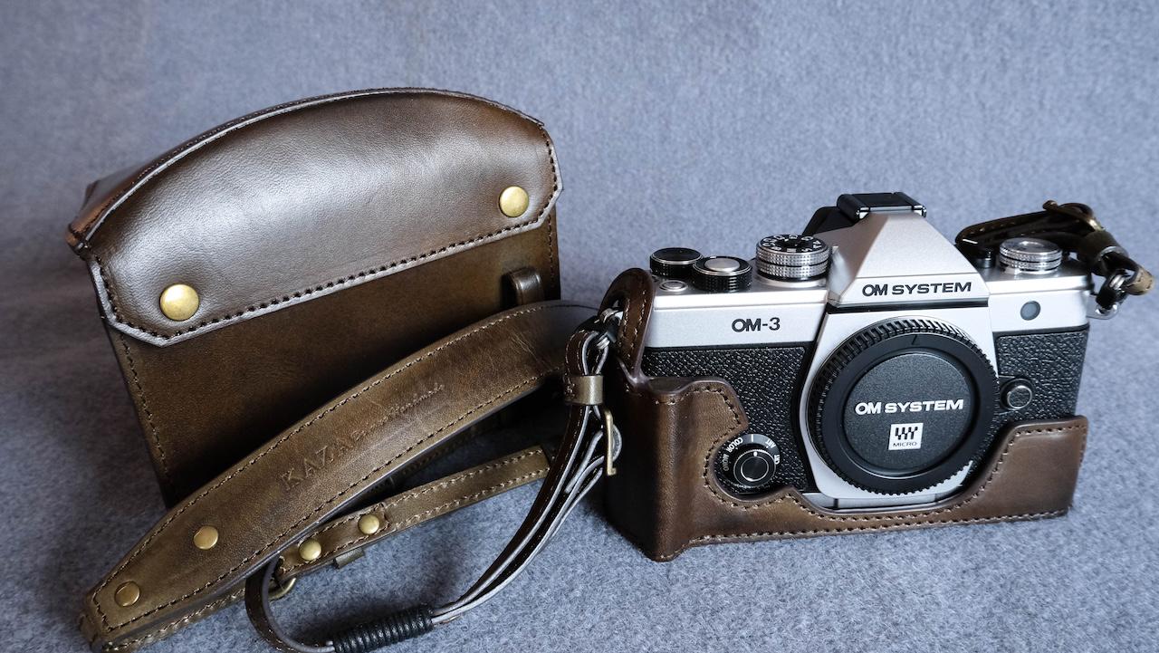 オリンパス OM システム OM-3 用 牛革カメラケースとストラップ - Etsy