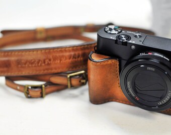 Sony Rx100 VI/ V/ IV / VII /M3 /M4 /M5 /M6 /M7 Leather Case Sony Rx100 VI/ V/ IV / VII /M3 /M4 /M5 /M6 /M7 Leather Case