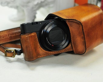 Sony Rx100 VI/ V/ IV / VII /M3 /M4 /M5 /M6 /M7 Leather Case Sony Rx100 VI/ V/ IV / VII /M3 /M4 /M5 /M6 /M7 Leather Case