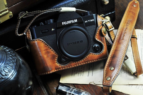 Cow Leather Case for Fujifilm XT30 / X-t30 / XT30 II Include