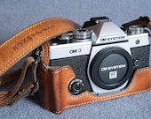 Cow Leather Camera Case and Strap for Olympus OM System OM-3 - Etsy