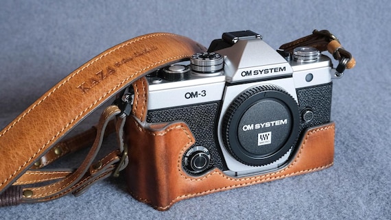 オリンパス OM システム OM-3 用 牛革カメラケースとストラップ - Etsy