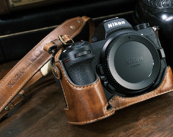 Cow Leather Case for Nikon Z6ii /z7ii & Z5/Z6/Z7 Include