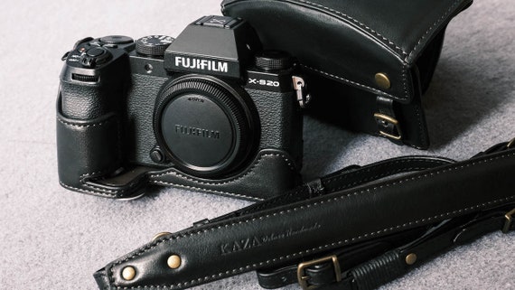 Cow Leather Camera Case + Strap for Fujifilm XS20 - Etsy