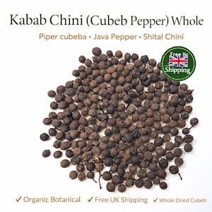 Organic Kabab Chini (Cubeb Pepper) Whole | Java Pepper