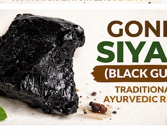 Original Kala Gond | Gond Siyah Black Gum | Ayurvedic Herbal Resin | Traditional Joint & Bone Support